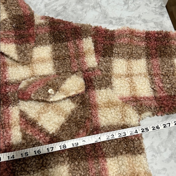 STEVEN MADDEN WOMENS FAUX SHEARLING PLAID SHACKET JACKETS PLAID SZ XL - Picture 11 of 13